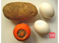 马铃薯沙拉蛋盅的做法图解1