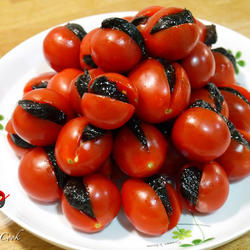 小番茄夹蜜饯的做法[图]