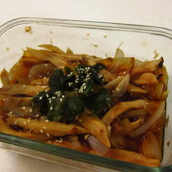 风洋葱烤杏鲍菇的做法[图]