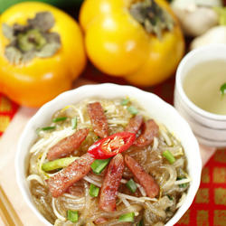 香肠炒粉条的做法[图]