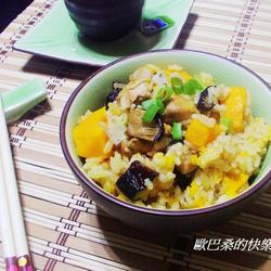 鸡肉南瓜香香饭的做法[图]