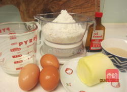 奶油核桃磅蛋糕的做法图解1