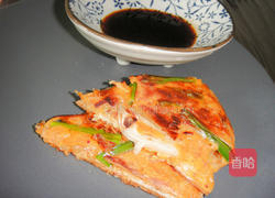 泡菜煎饼的做法图解5
