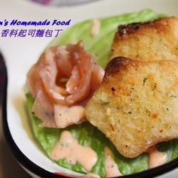 香料起司面包丁的做法[图]