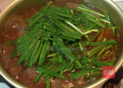 沙茶猪血韭菜汤的做法图解3
