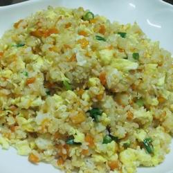 南瓜乳酪丝蛋炒饭的做法[图]