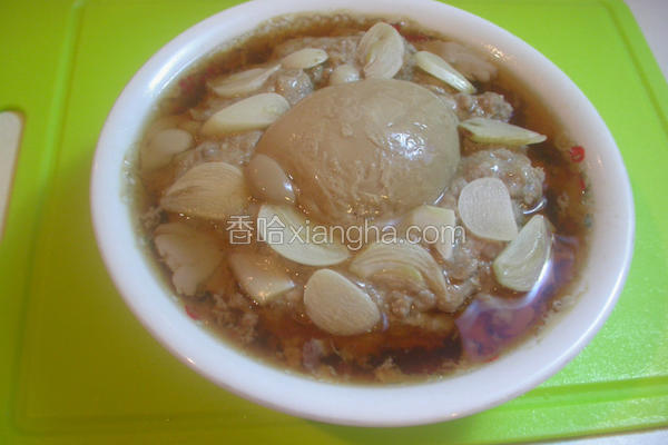 蒸蒜味绞肉