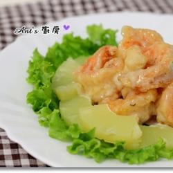 凤梨虾球的做法[图]