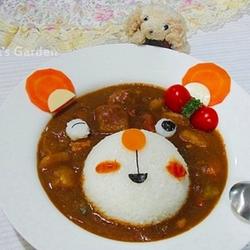 小熊咖哩餐的做法[图]