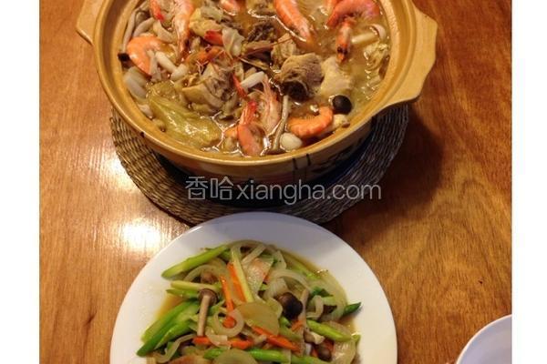 什锦麻油鸡汤