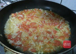 鲜虾蔬食茄汁炖饭的做法图解5