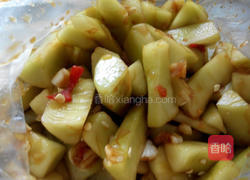 蒜辣凉拌菜心的做法图解3