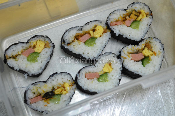 素食爱心寿司
