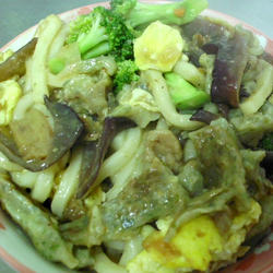 葱油饼沙茶炒乌龙的做法[图]