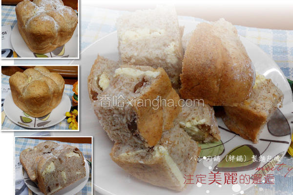 全麦核桃乳酪面包