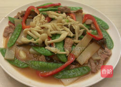 扁豆烩魔芋雪白菇的做法图解6