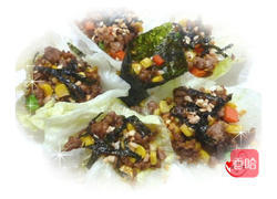 海苔肉末卷的做法图解7