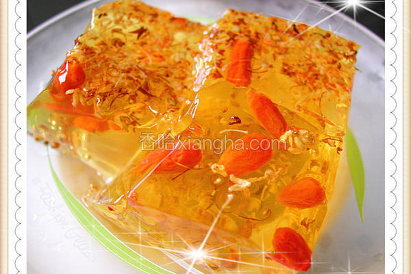 枸杞桂花糕的做法 菜谱 香哈网