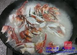 沙茶沙蟹脚的做法图解3