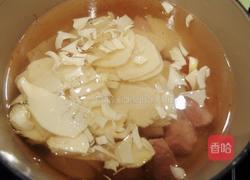 鱿鱼螺肉蒜汤的做法图解5