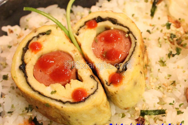 热狗海苔鸡蛋卷