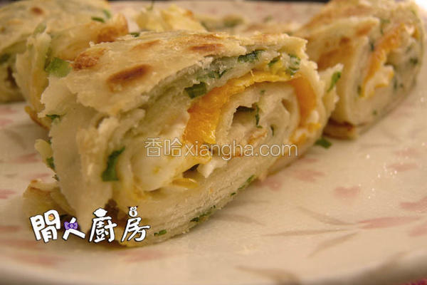 葱油饼蛋卷