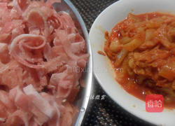 泡菜炒肉丝的做法图解3
