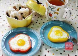 活力甜椒太阳蛋的做法图解3