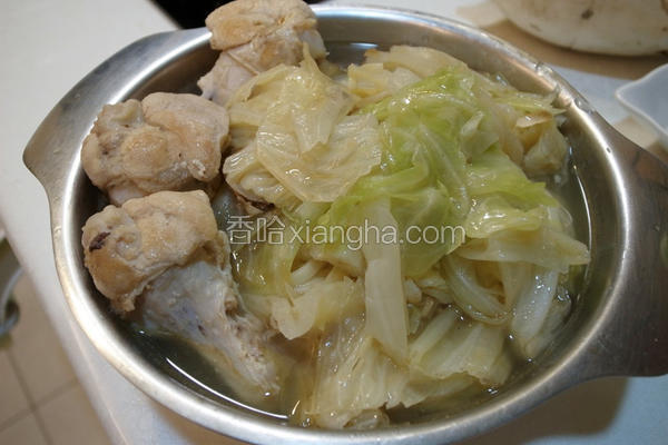 麻油鸡蔬菜汤面