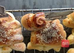 羊咩咩面包的做法图解35