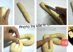 海苔肉松心面包的做法图解5