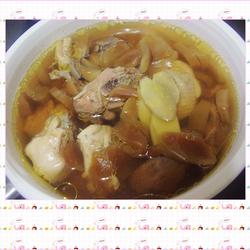 菜心炖鸡汤的做法[图]