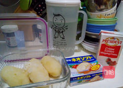 巴玛火腿焗薯蓉的做法图解2