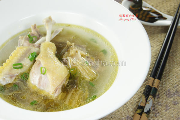 咸菜鸭肉汤