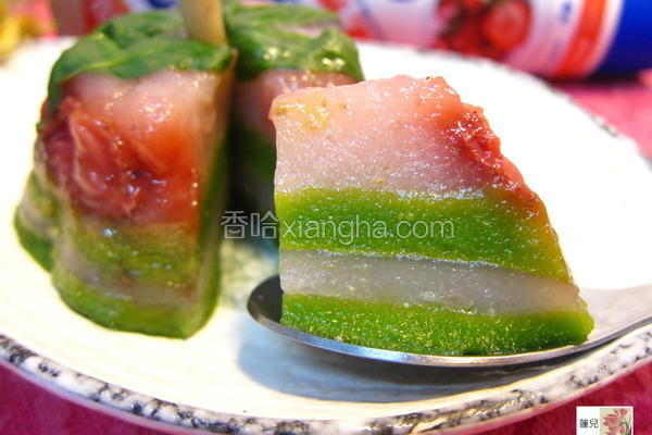 草莓菠菜娘惹糕