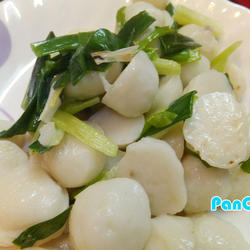 葱爆虱目鱼丸的做法[图]