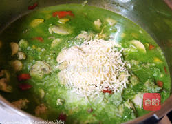 蘑菇里脊青酱炖饭的做法图解5