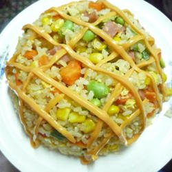 千岛虾仁蛋炒饭的做法[图]
