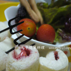 丸子料理宝宝吐司的做法[图]