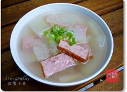 冬瓜火腿汤的做法图解5