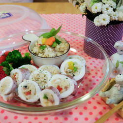 奶油墨鱼镶饭的做法[图]