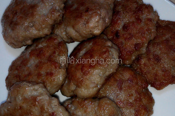 藕泥肉饼