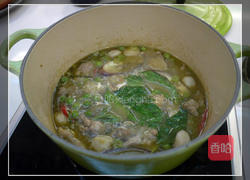 椰浆绿咖哩鸡肉的做法图解4