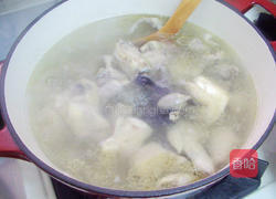 芥菜鲍鱼鲜鸡汤的做法图解6