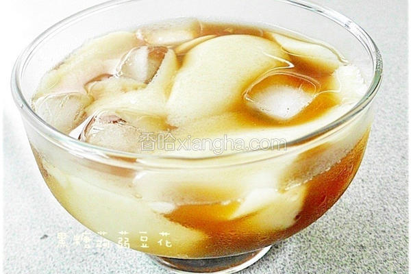 黑糖魔芋豆花