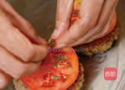 罗勒酱汁汉堡排的做法图解8