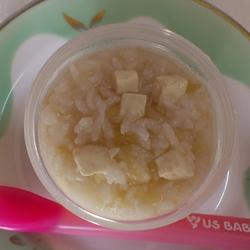 雪梨苹果豆腐粥的做法[图]