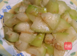 虾米炒蒲瓜的做法图解4