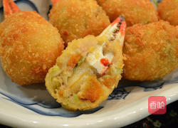 百花酿蟹钳的做法图解9