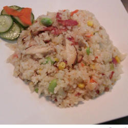 鲜菇培根虾仁炒饭的做法[图]